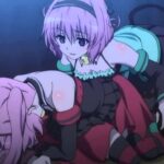 Toloveる　ナナ&モモ　しっぽの触り合い