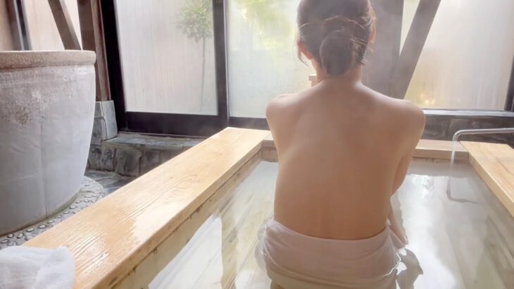 【温泉女子】福岡県の貸切温泉に行ってきました🥰Sensual Japanese Hot Spring | Private Onsen Experience with a 40s Woman